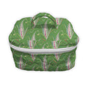 Toulouse Green Quilted Travel Case
