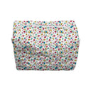Tricia Floral Jewels Quilted Makeup Bag
