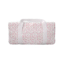 Tricia Floral Pink Quilted Weekender Duffle Bag