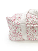 Tricia Floral Pink Quilted Weekender Duffle Bag