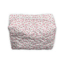 Tricia Floral Pink Quilted Makeup Bag