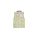 Tricia Floral Yellow Quilted Ruby Vest