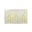 Tricia Floral Yellow Makeup Bag
