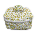 Tricia Floral Yellow Quilted Travel Case