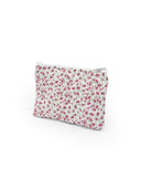 Tricia Floral Pink Quilted Makeup Bag