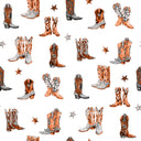 Game Day Orange Thunderbird Boots Quilted Cate Vest