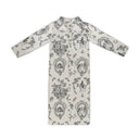 Vintage Cameo Linen / Black Maxi Coat *Web Exclusive*