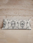 Vintage Cameo Linen Oblong 14"x33" Pillow