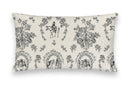 Vintage Cameo Linen / Black Quilt