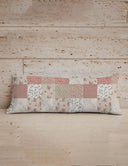 Waverly Patchwork Rose Quilted Oblong 14" x33" Pillow