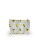 "When Life Gives You Lemons" Quilted Makeup Bag