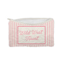 "Wild West Heart" Quilted Makeup Bag