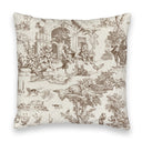 Willow Field Brown 20" Pillow