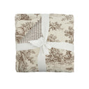 Willow Field Brown Baby Blanket