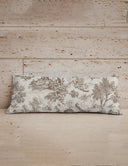 Willow Field Brown Oblong 14"x33" Pillow