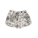 Willow Field Black Quilted Scallop Shorts *Web Exclusive*