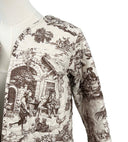 Willow Field Brown Cropped Jacket