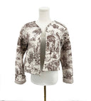 Willow Field Brown Cropped Jacket