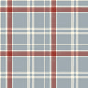 Erin and Ben Co. Willow Plaid Blue Quilted Oblong 14" x33" Pillow