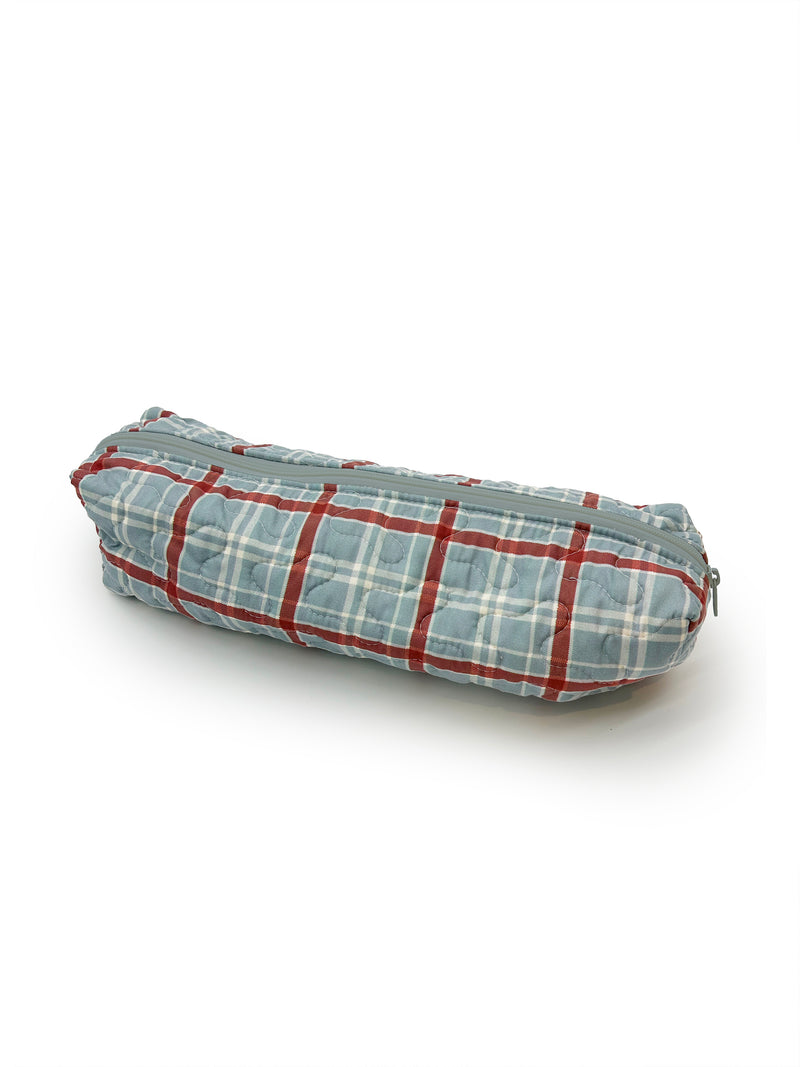 Erin & Ben Co. Willow Plaid Blue Hot Tools Bag
