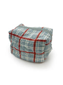 Erin & Ben Co. Willow Plaid Blue Quilted Makeup Bag