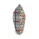 Erin & Ben Co. Willow Plaid Blue Quilted 20" Pillow