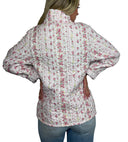 Wilshire Stripe Pink Quilted Jacket