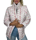 Wilshire Stripe Pink Quilted Jacket