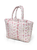 Wilshire Stripe Pink Quilted Handbag