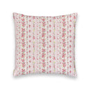 Wilshire Stripe Pink Quilted 20" Pillow