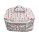 Wilshire Stripe Pink Quilted Travel Case