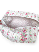 Wilshire Stripe Pink Quilted Makeup Bag