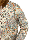 Winchester Orange Cropped Quilted Jacket