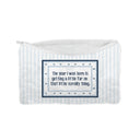 "Year I Was Born" Blue Quilted Makeup Bag