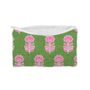 "You Think I'm Sarcastic" Green Quilted Makeup Bag