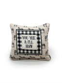 "You Yee and I'll Haw" Quilted Mini Pillow 8" x 8"
