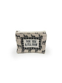 "You Yee and I'll Haw" Quilted Makeup Bag