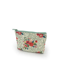 Erin & Ben Co. Zara Floral Linen Quilted Makeup Bag
