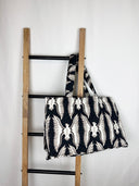 Chase Firebird Black Quilted Tote