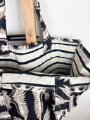 Chase Firebird Black Quilted Tote