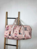 Thunderbird Boots Rose Quilted Weekender Duffle Bag