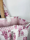 Longhorn Icon Fuchsia Quilted Tote