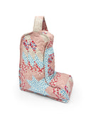 Adeline Patchwork Rose Quilted Boot Bag