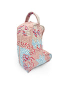 Adeline Patchwork Rose Quilted Boot Bag